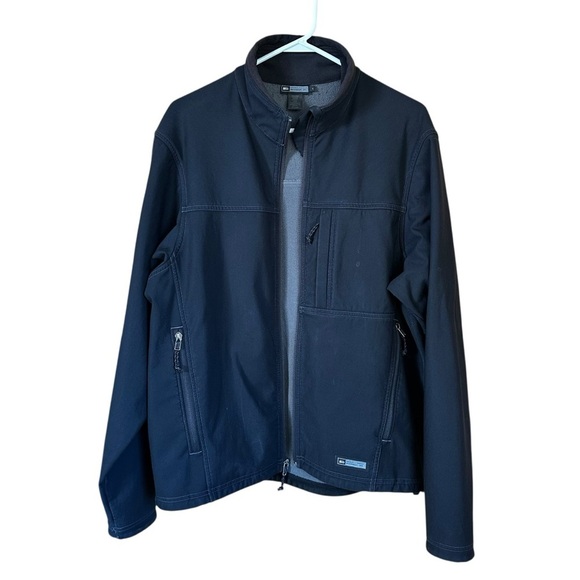 REI Soft shell Performance Jacket Fleece Lined Sz L - Picture 6 of 9